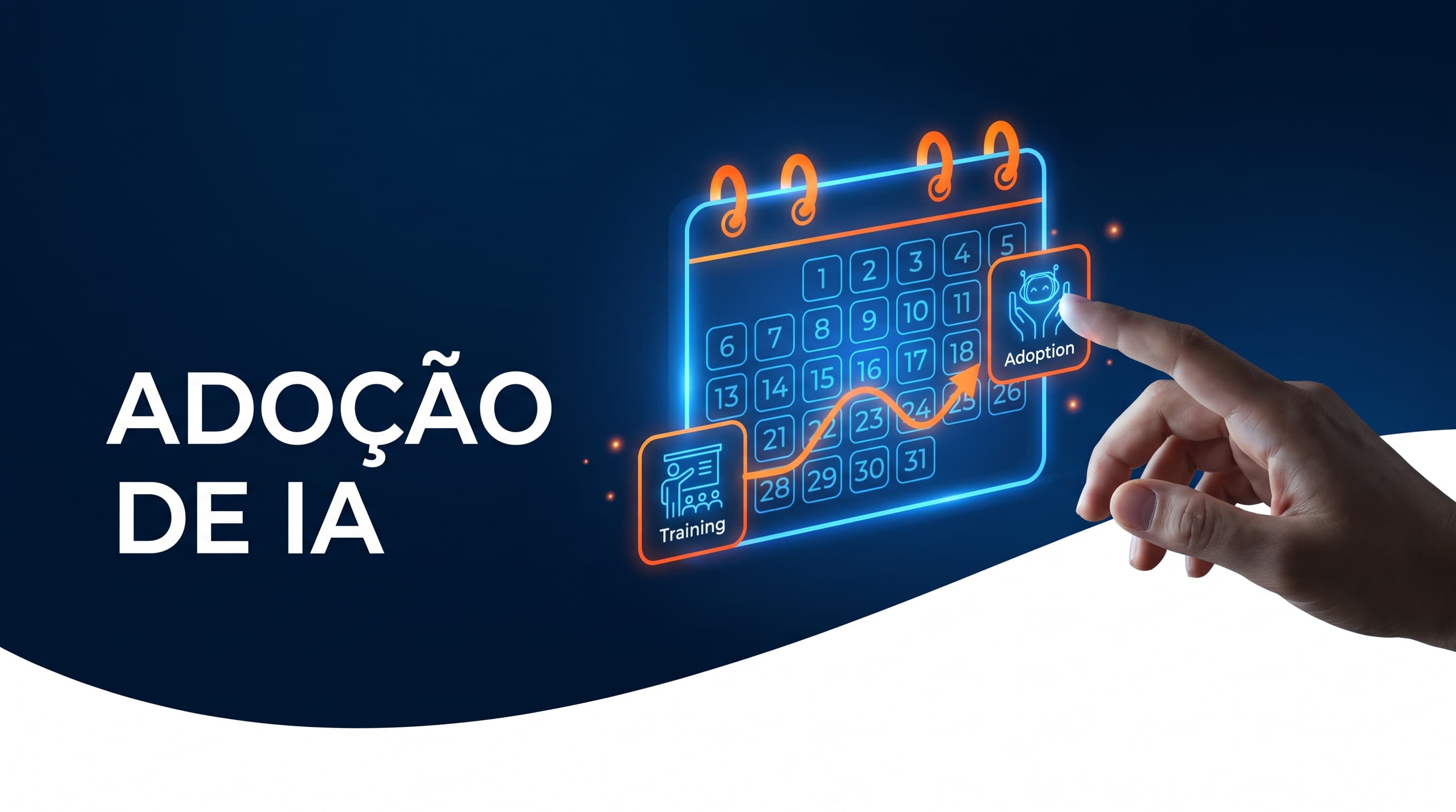 O que fazer depois do treinamento de IA: o calendário de 30 dias que decide se a equipe adota