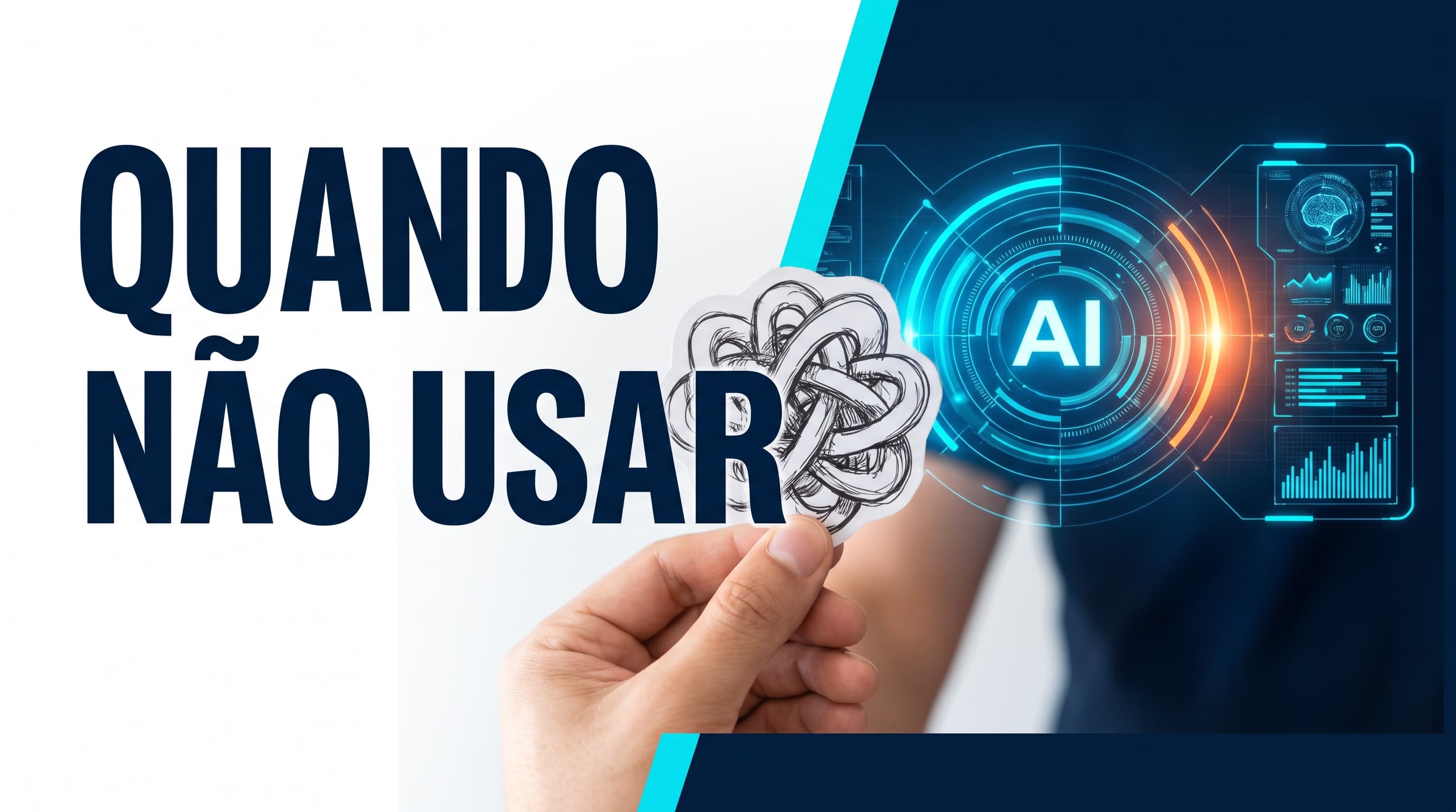 Quando não usar IA: as 7 tarefas em que ela sai mais cara do que fazer na mão