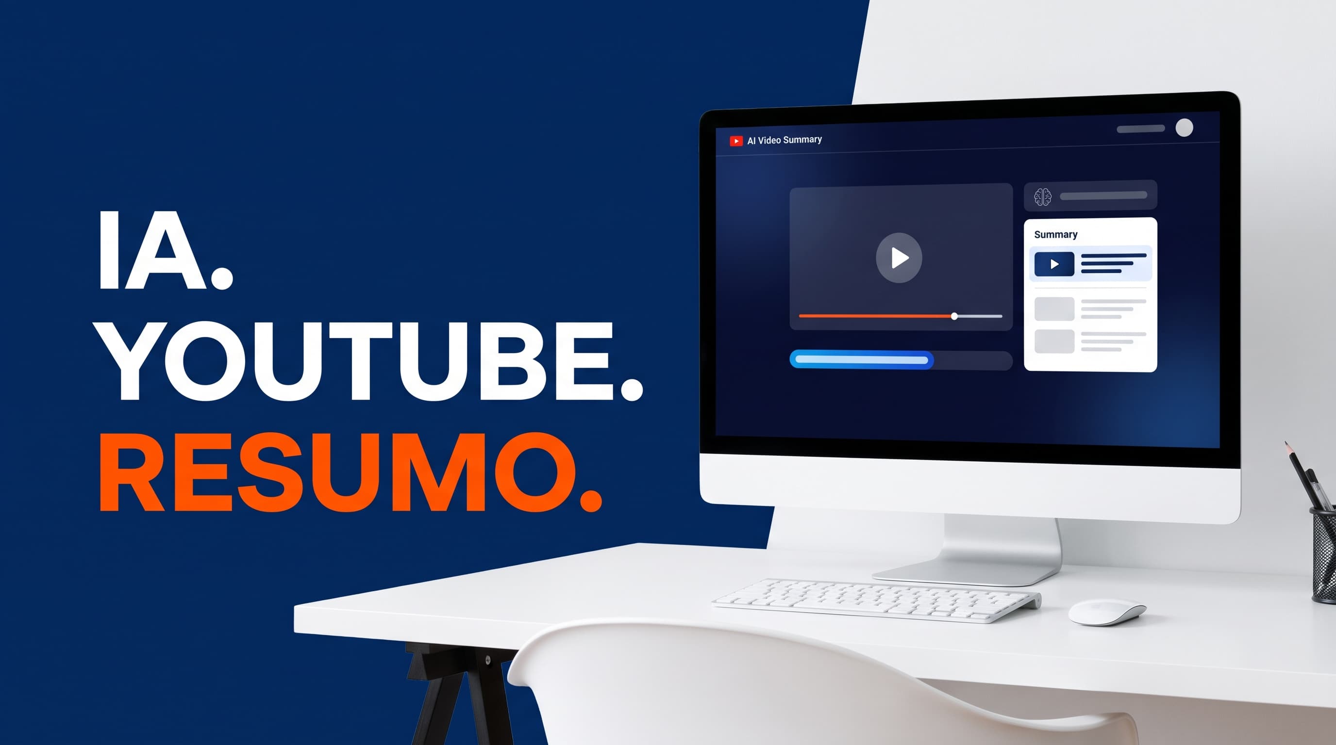 IA para resumir vídeo do YouTube: pegar o que interessa de uma aula de duas horas
