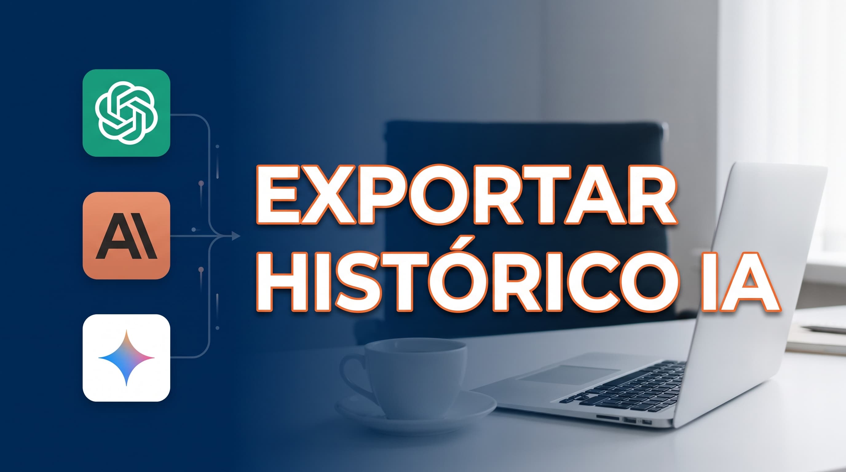 Como exportar o histórico da IA: passo a passo no ChatGPT, Claude e Gemini