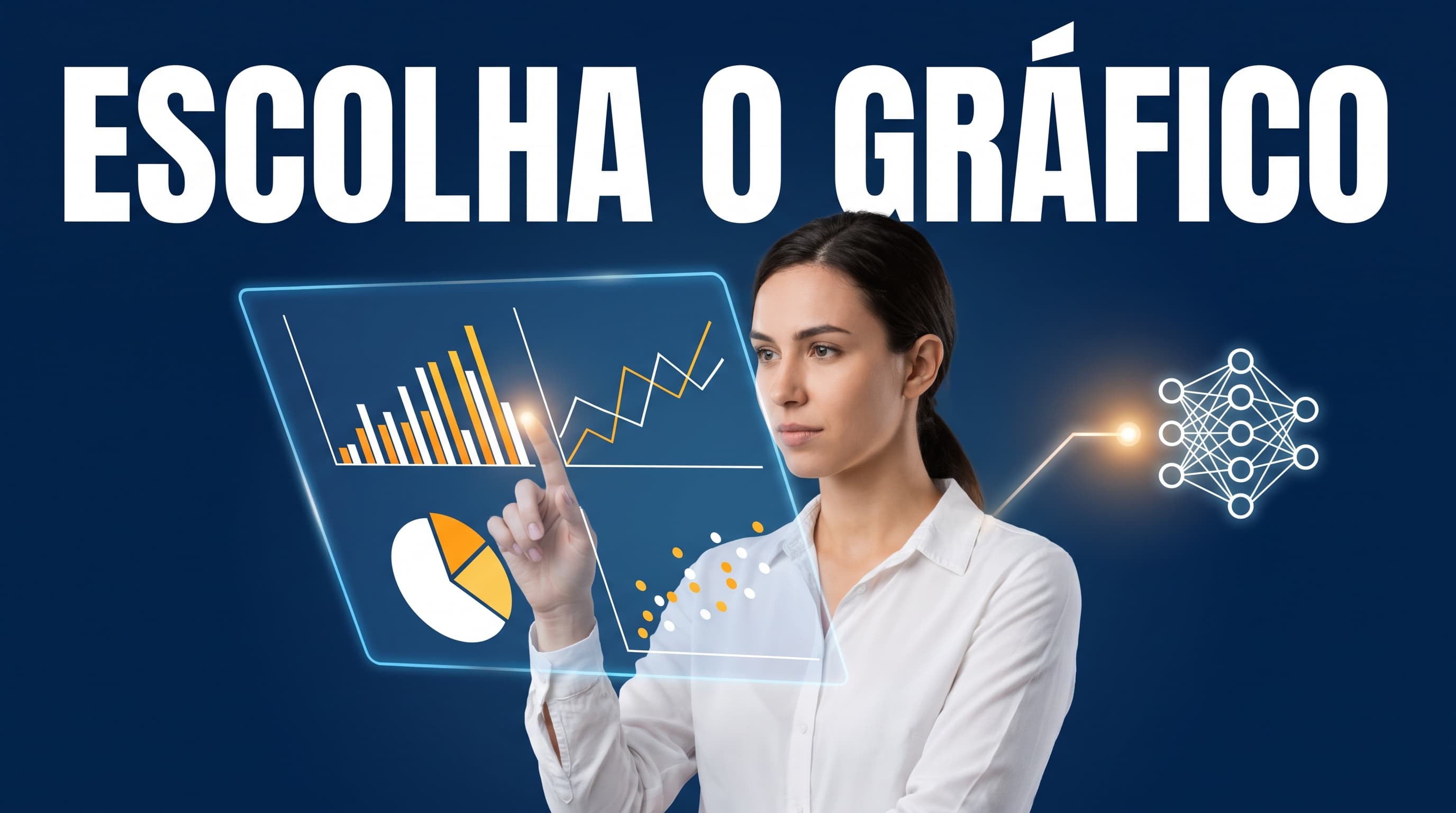 Pedir gráfico pra IA: qual tipo escolher pra cada dado