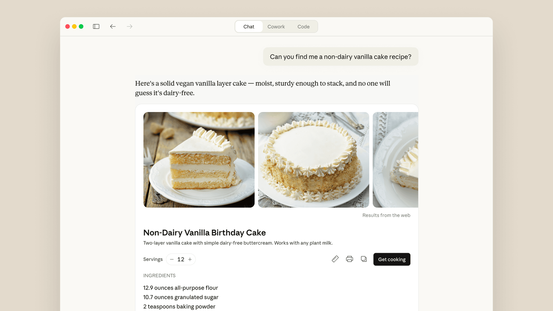 Exemplo oficial de gráficos e visualizações em linha no Claude