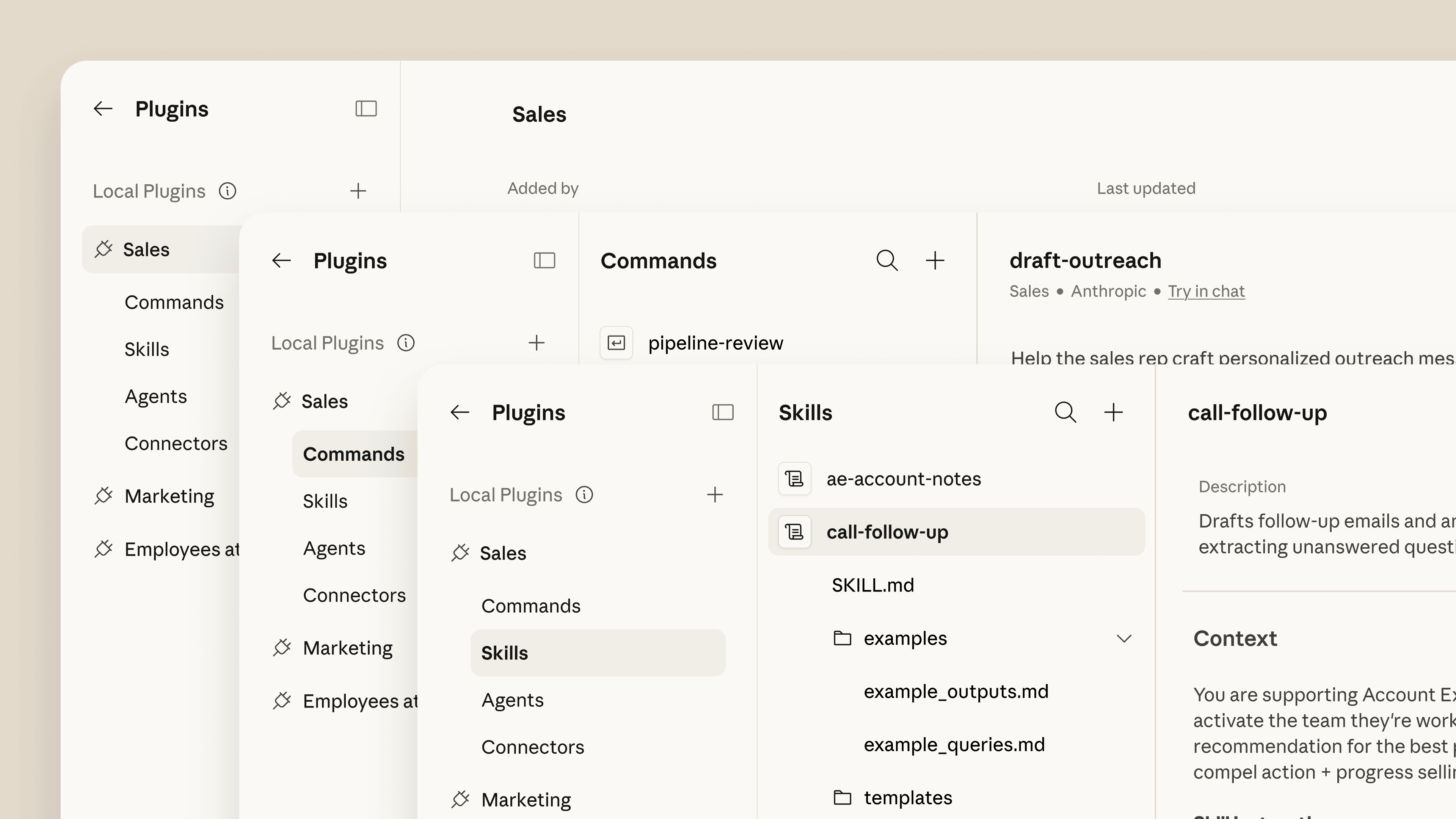 Imagem de destaque do anúncio de Cowork plugins no site do Claude