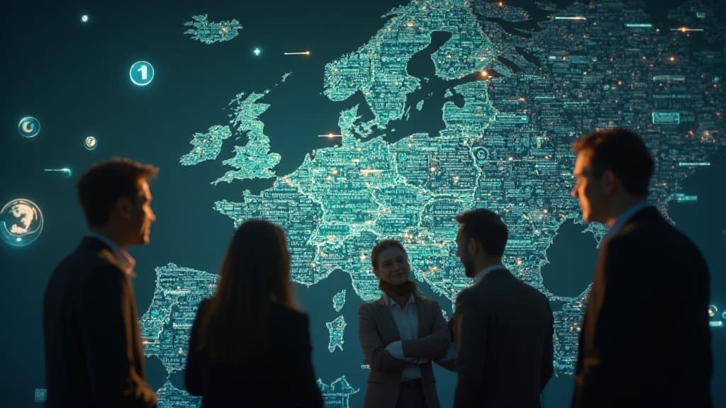 Imagem gráfica oficial de anúncio EMEA da OpenAI