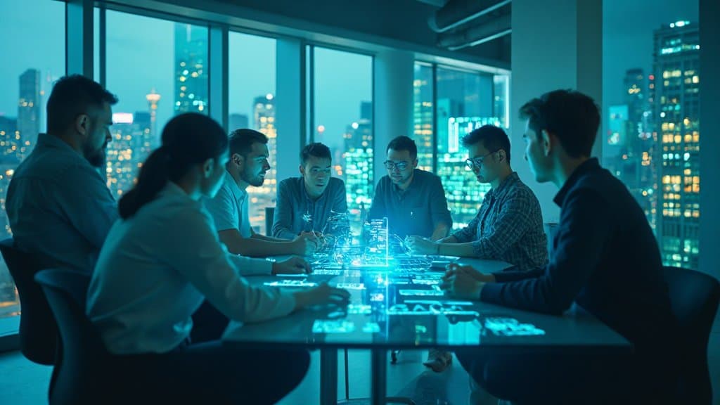 Imagem de capa abstrata representando pesquisa profunda com IA