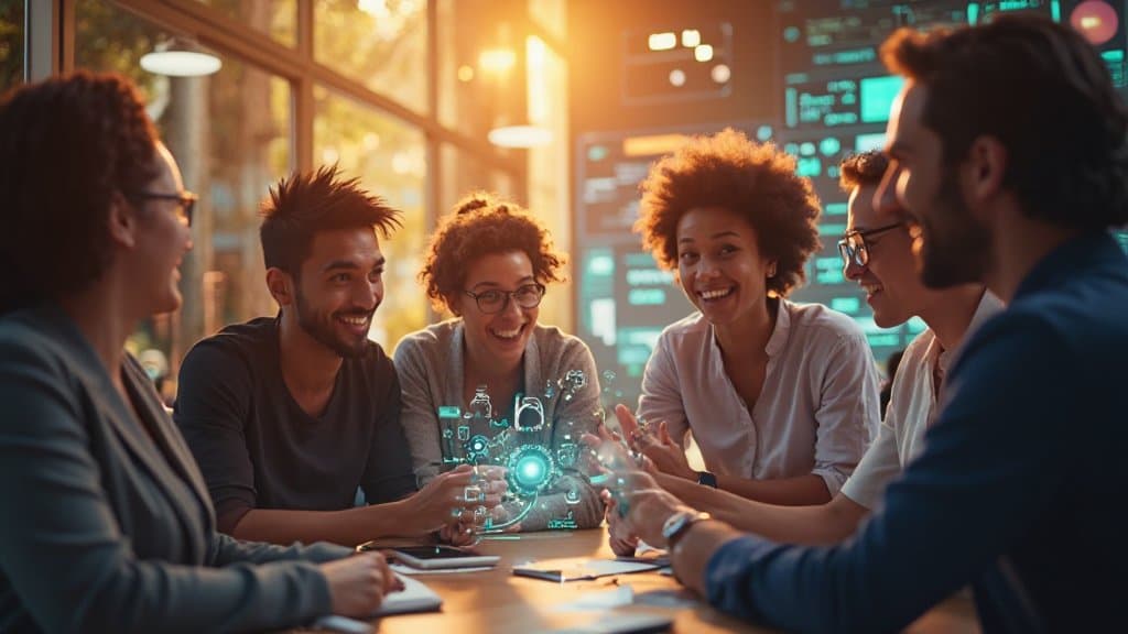 Logo da Meta sobre fundo branco