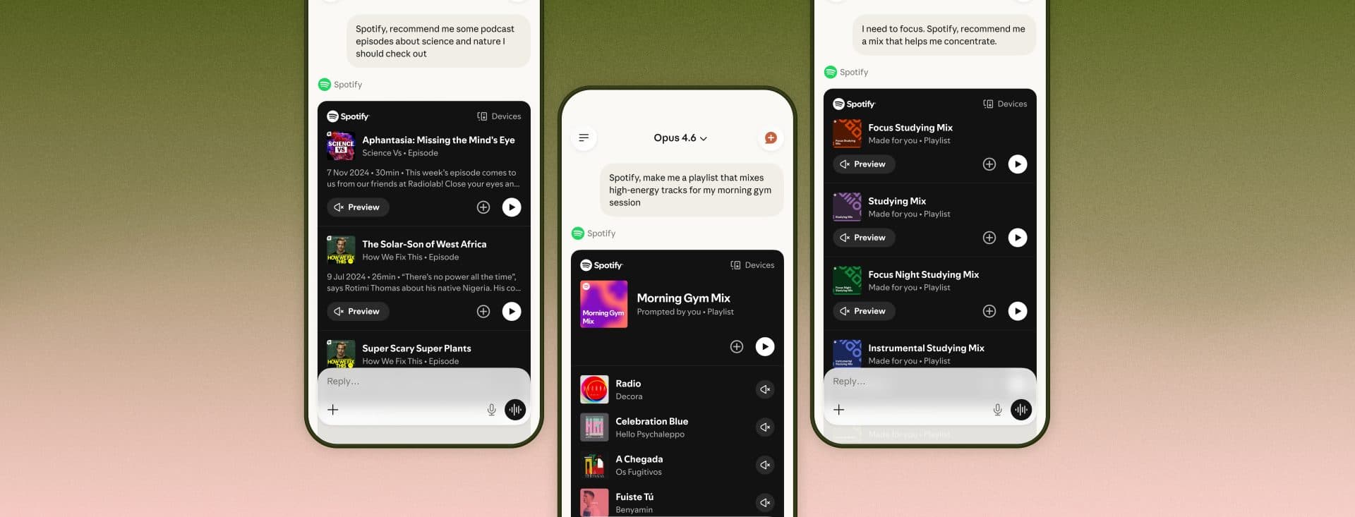 Integração entre Spotify e Claude ilustrada em destaque