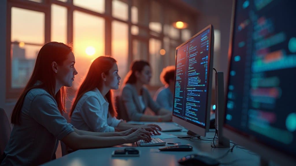 Ilustração de automação do Claude Cowork em desktop Windows