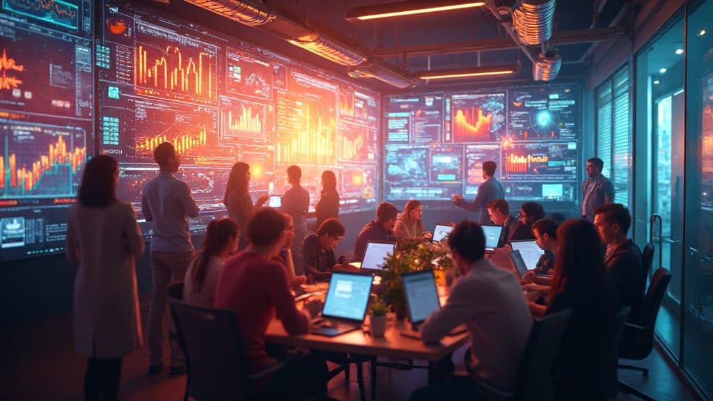 Mock de painel de dados com atualização em tempo real no estilo Live Artifacts