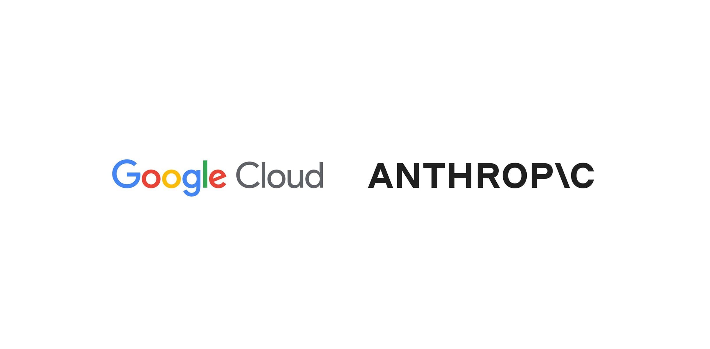 Logos de Google Cloud e Anthropic simbolizando parceria e integração