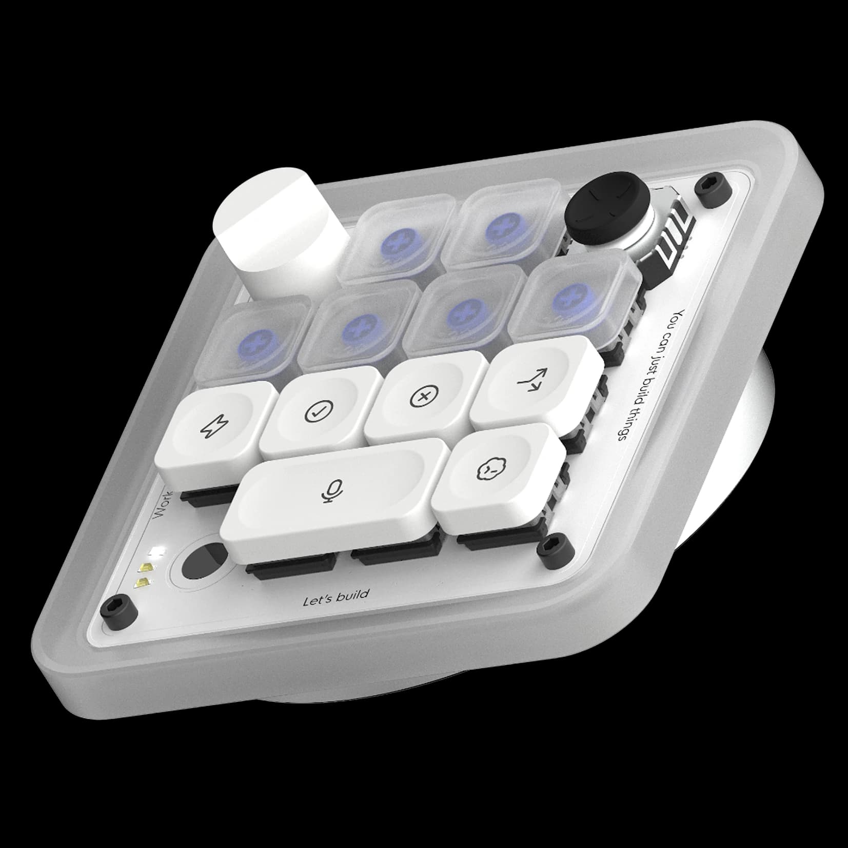 OpenAI Codex Micro, controle com teclas, joystick e dial