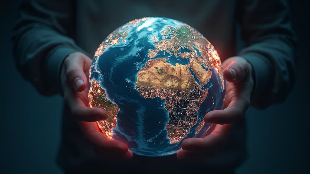 Imagem Blue Marble da Terra vista do espaço, NASA