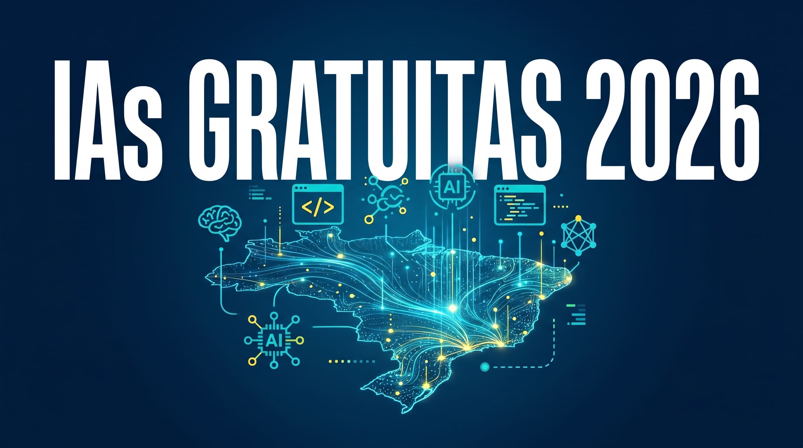 As melhores IAs gratuitas de 2026 (e como usar cada uma)