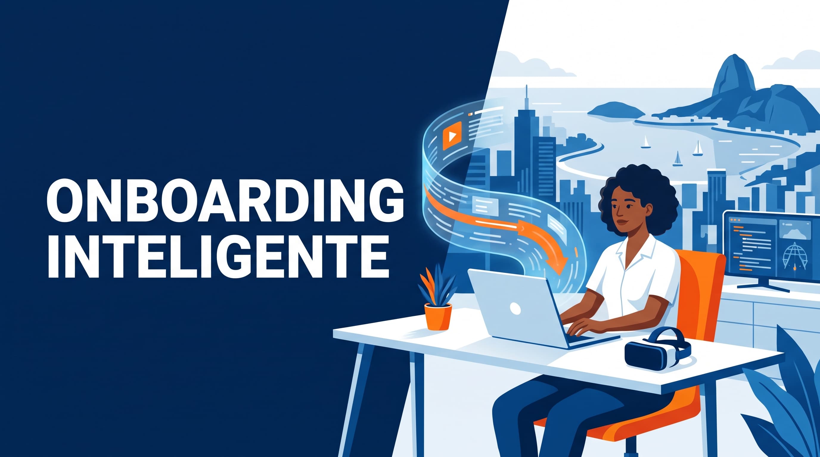 Onboarding com IA: como transformar o conhecimento da empresa em treinamento que o funcionário novo segue sozinho