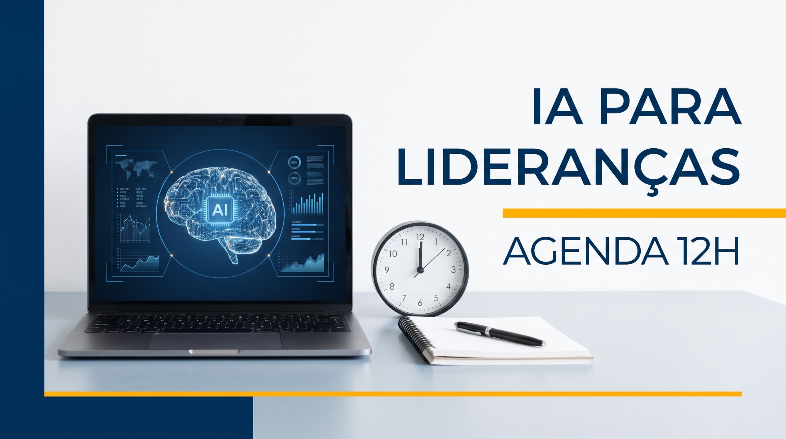 Treinamento de IA para lideranças: quantas horas realmente cabem (agenda de 12h)