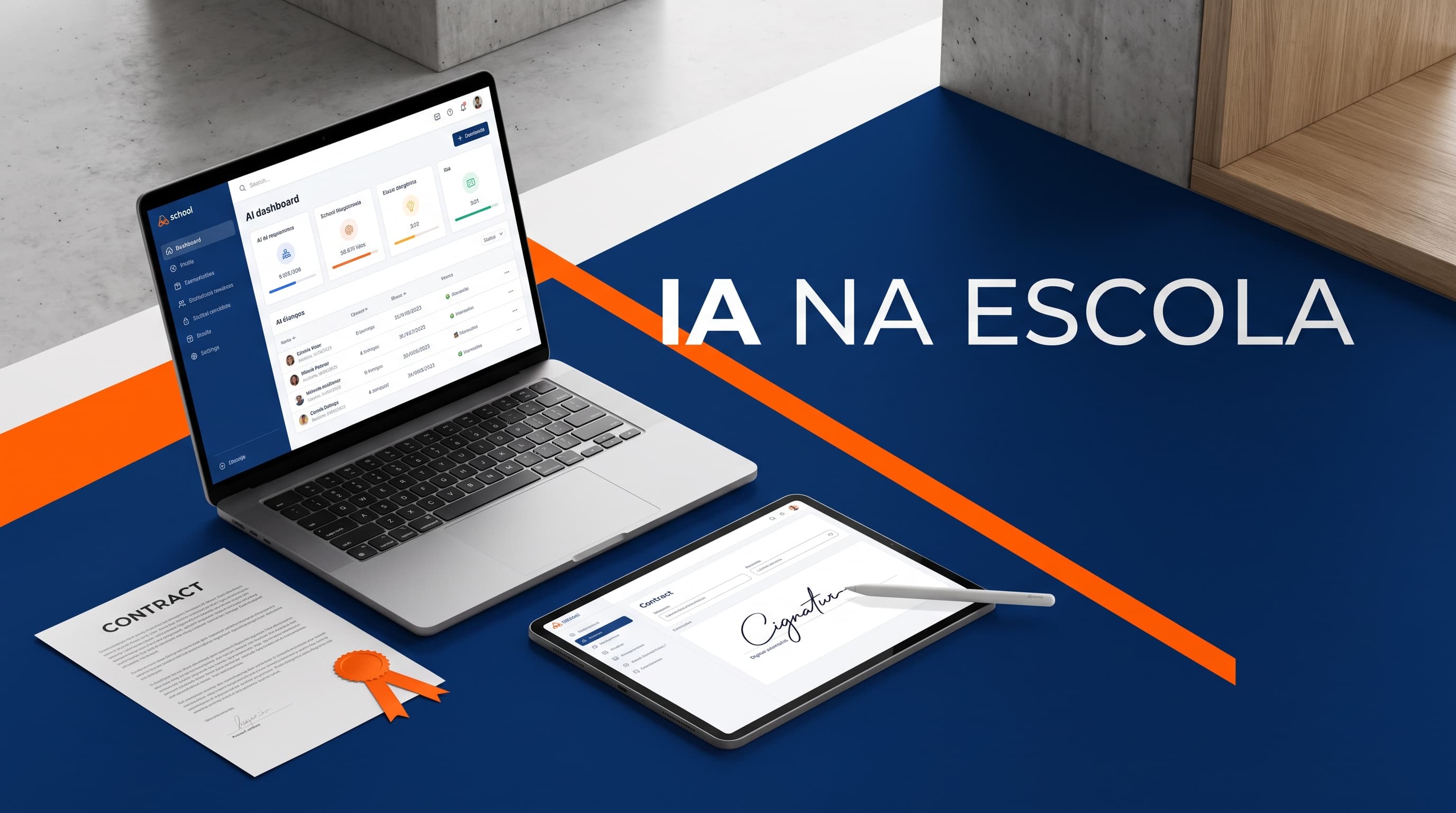 Plano institucional de IA para escola: como comprar, quem assina e o que exige o contrato