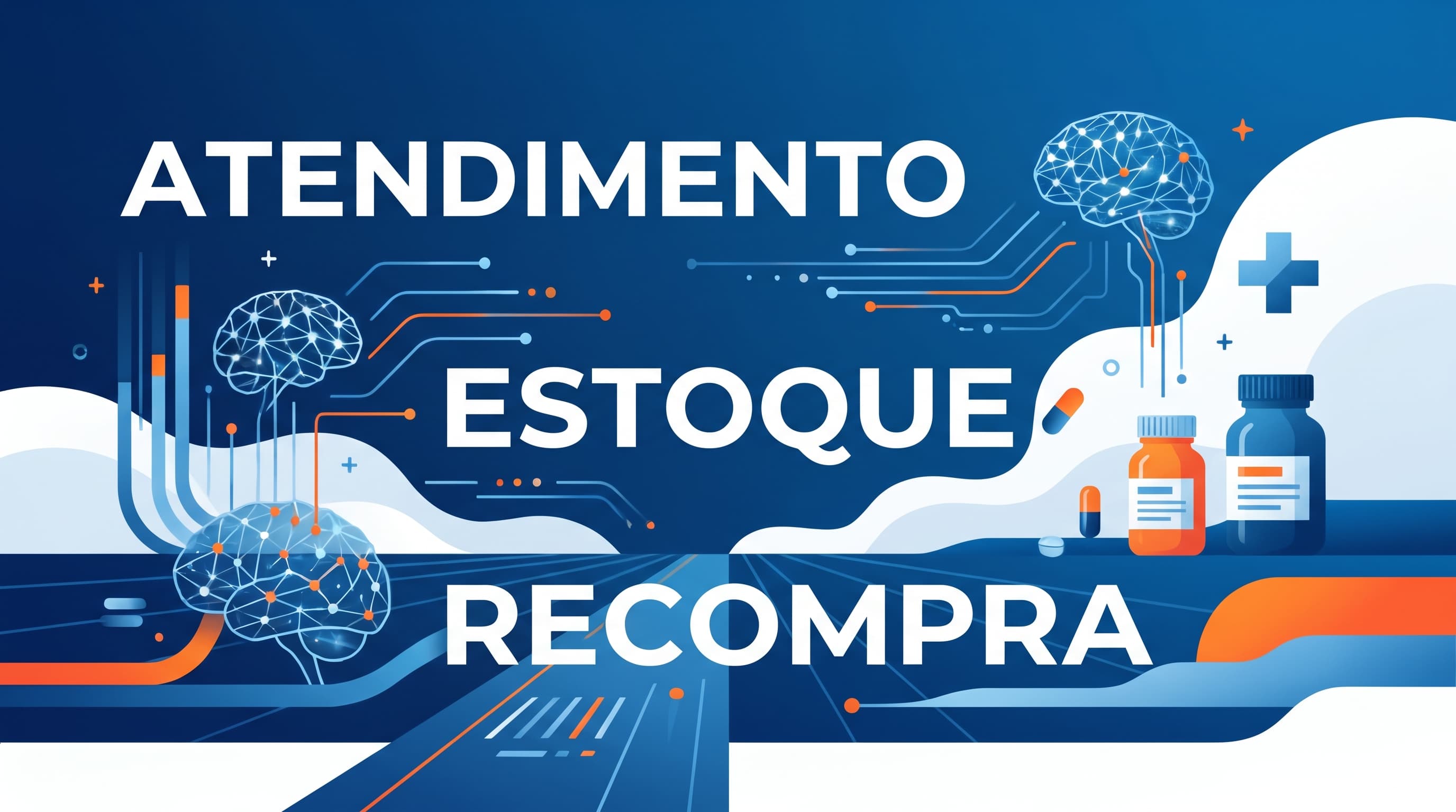 IA para farmácia e drogaria: atendimento, estoque e o lembrete de recompra que ninguém faz
