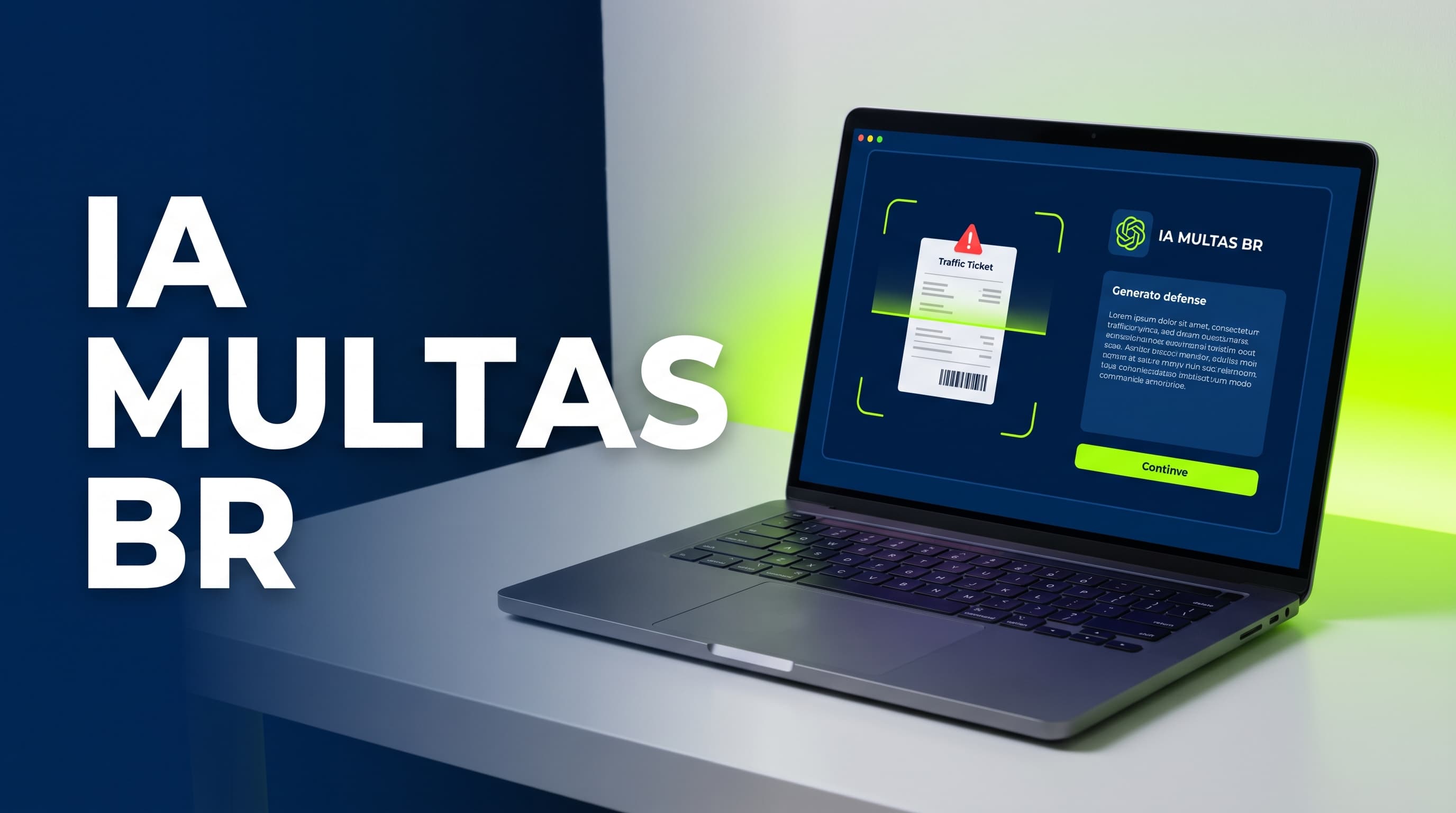 IA para recorrer de multa de trânsito: ler a notificação e escrever a defesa prévia