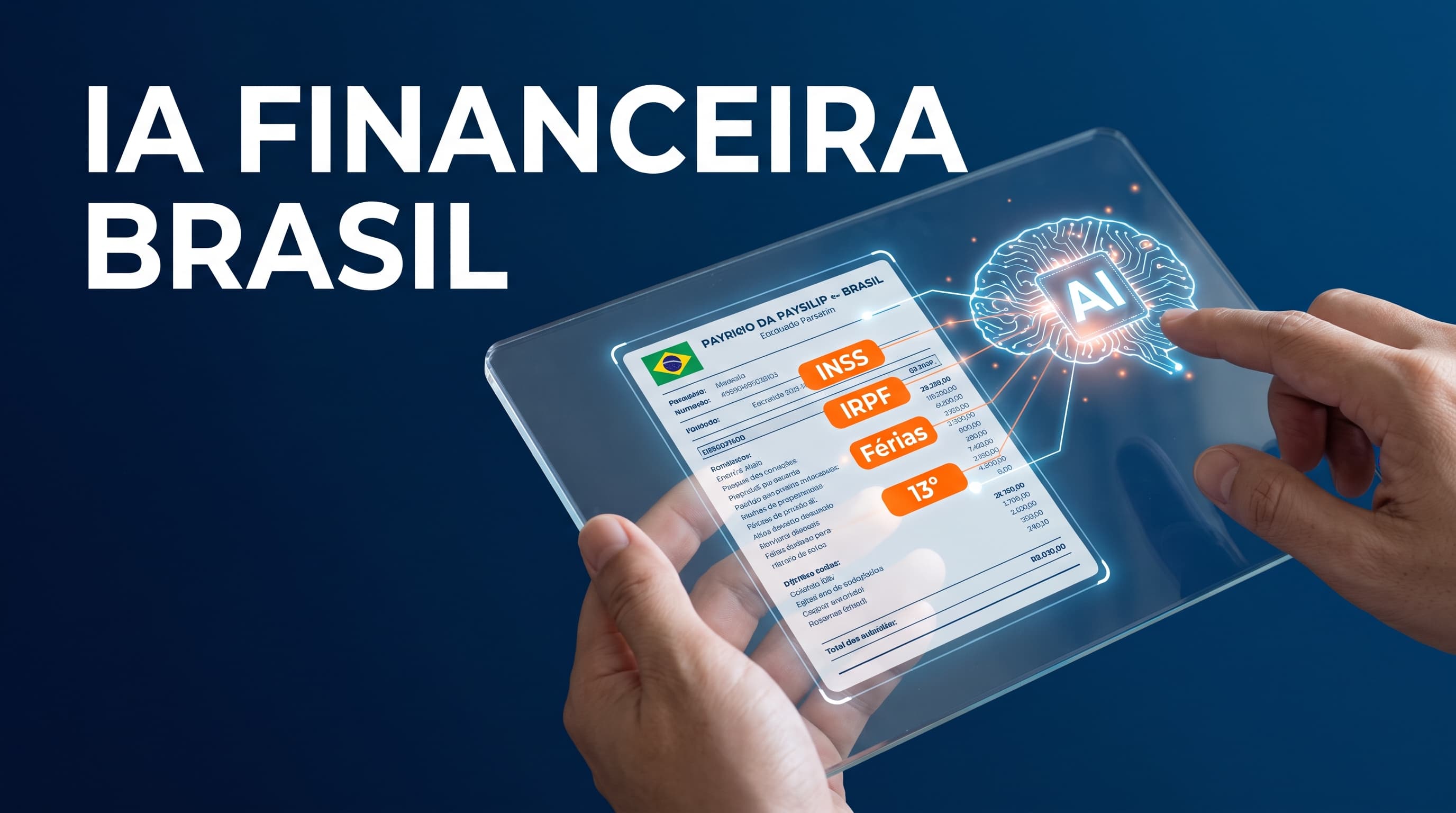 IA para entender o contracheque: descontos, INSS, imposto na fonte, férias e o cálculo do 13º