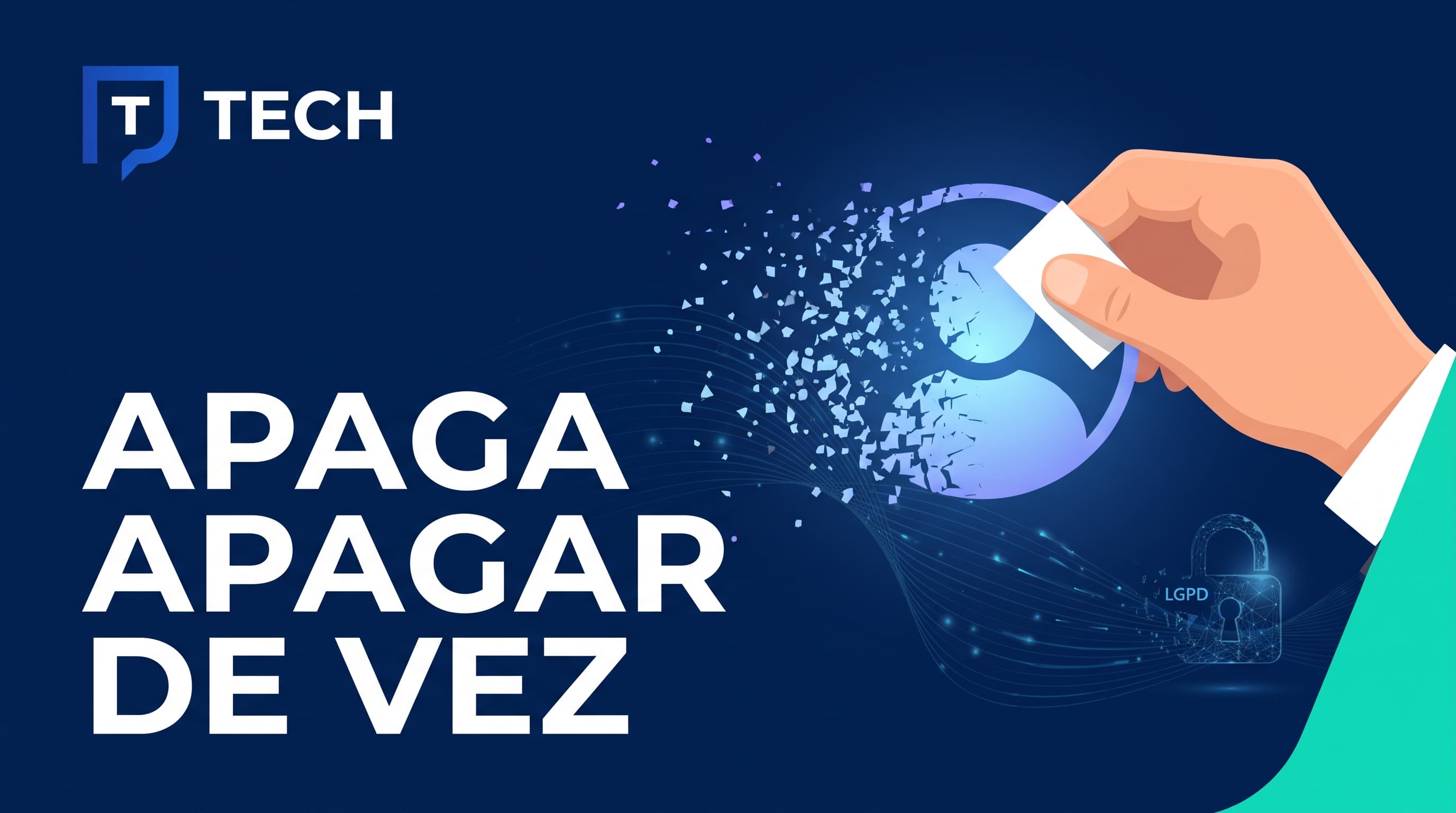 Apagar de vez a sua conta de IA: o que a plataforma exclui, o que fica guardado e o que a LGPD garante