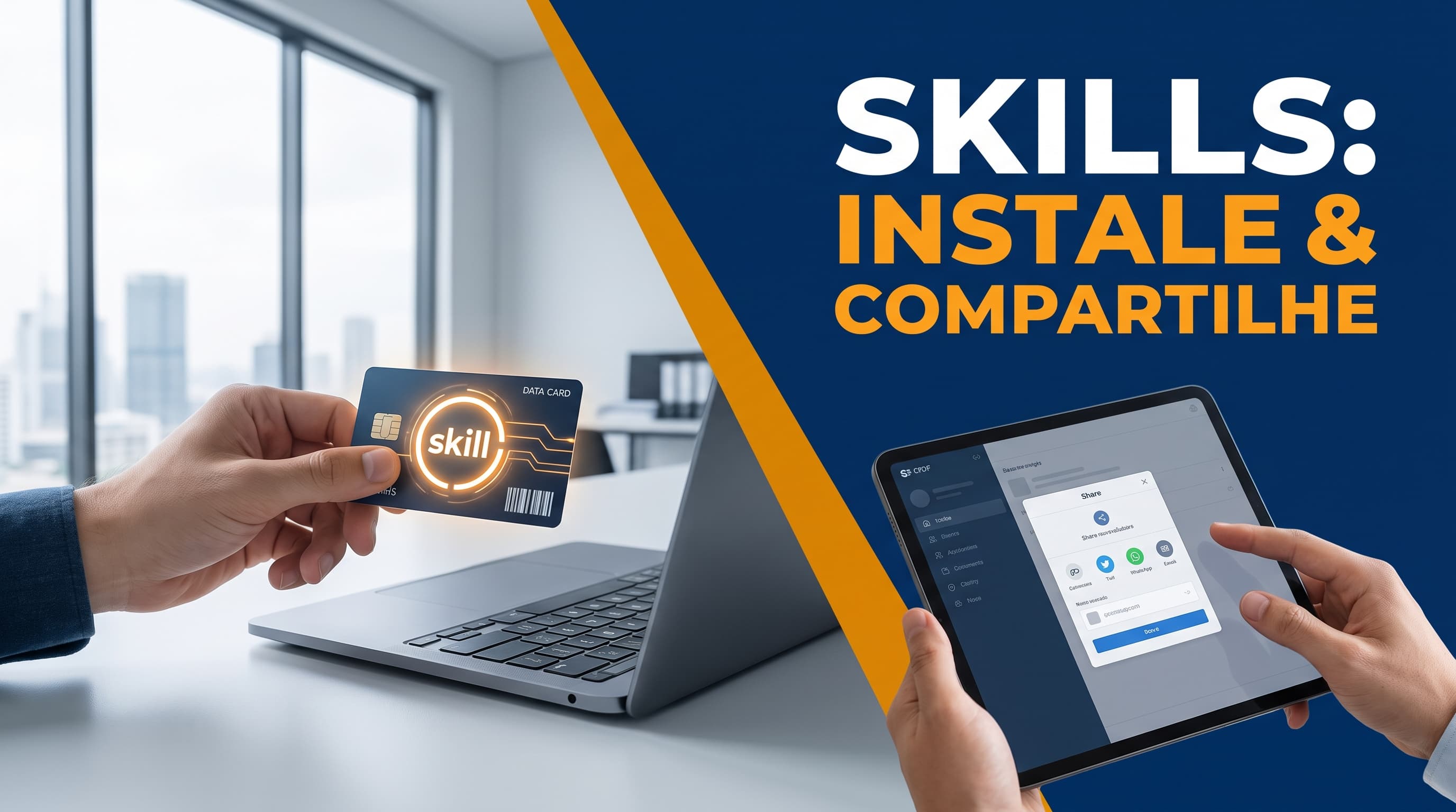 Instalar uma skill que outra pessoa fez: onde colocar o arquivo e como compartilhar a sua