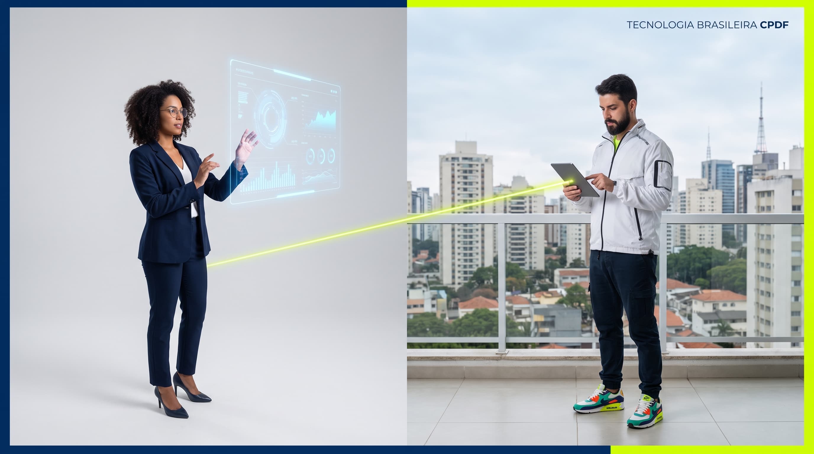 Duas pessoas na mesma imagem de IA: como descrever cada uma sem elas se misturarem