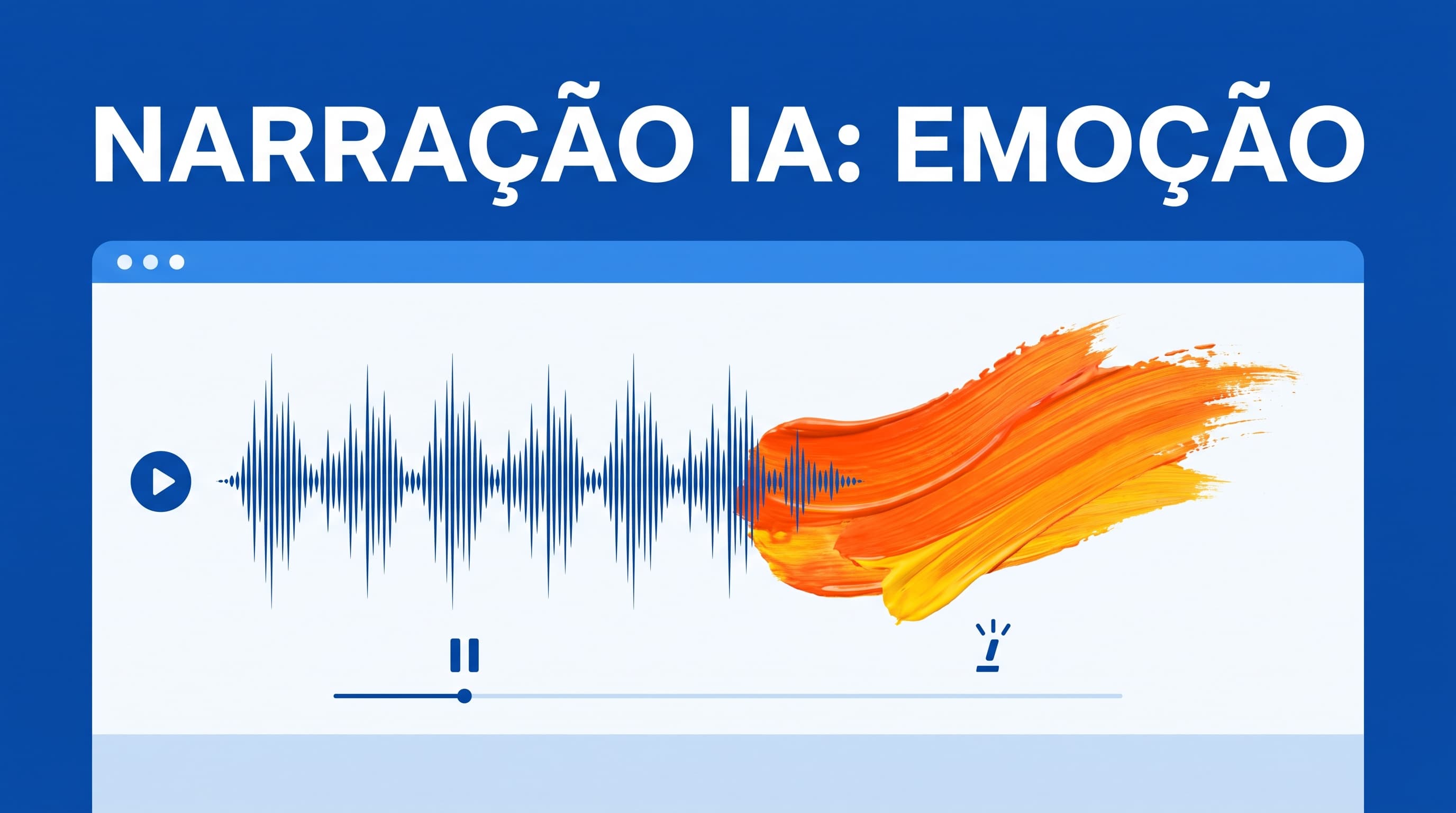 Emoção, pausa e ênfase na narração de IA: como marcar o texto
