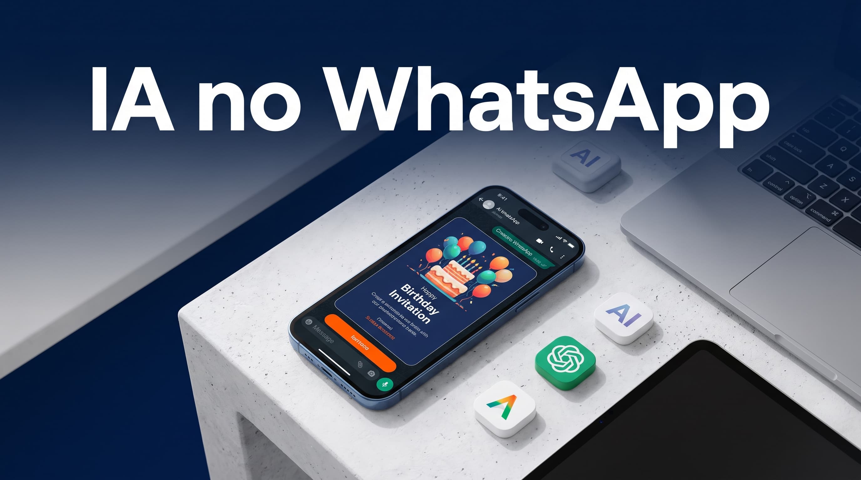 Convite de aniversário com IA: como criar a arte, escrever o texto e mandar pronto no WhatsApp