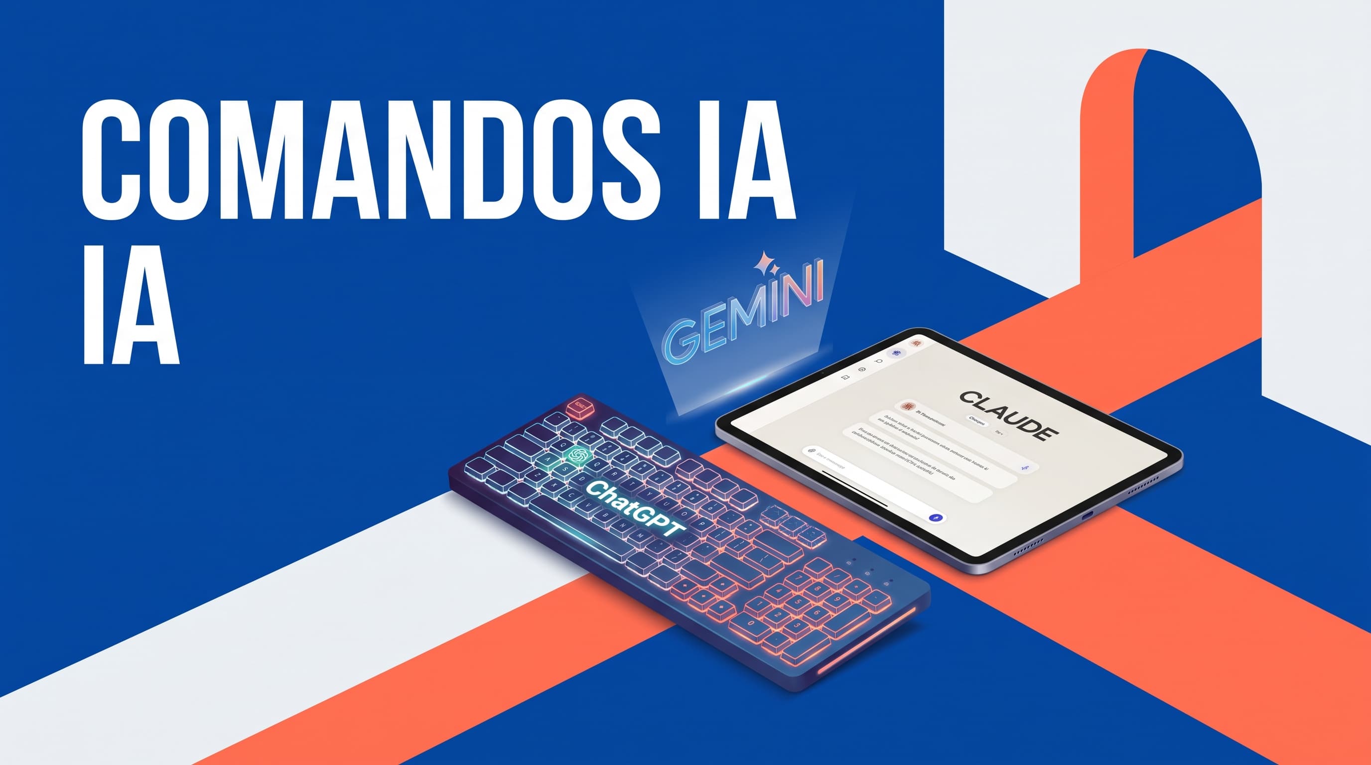 Comandos do ChatGPT: os de barra, os atalhos e o que muda no Claude e no Gemini