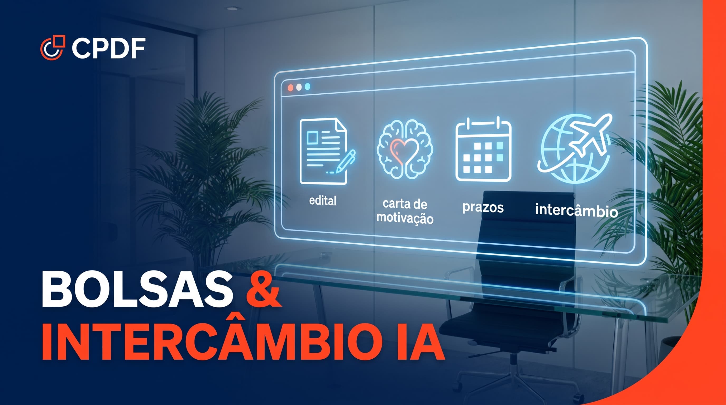 IA para bolsa de estudo e intercâmbio: edital, carta de motivação e prazos em 4 passos