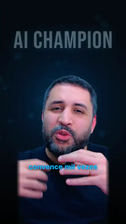 Danilo falando com legenda e números animados em volta