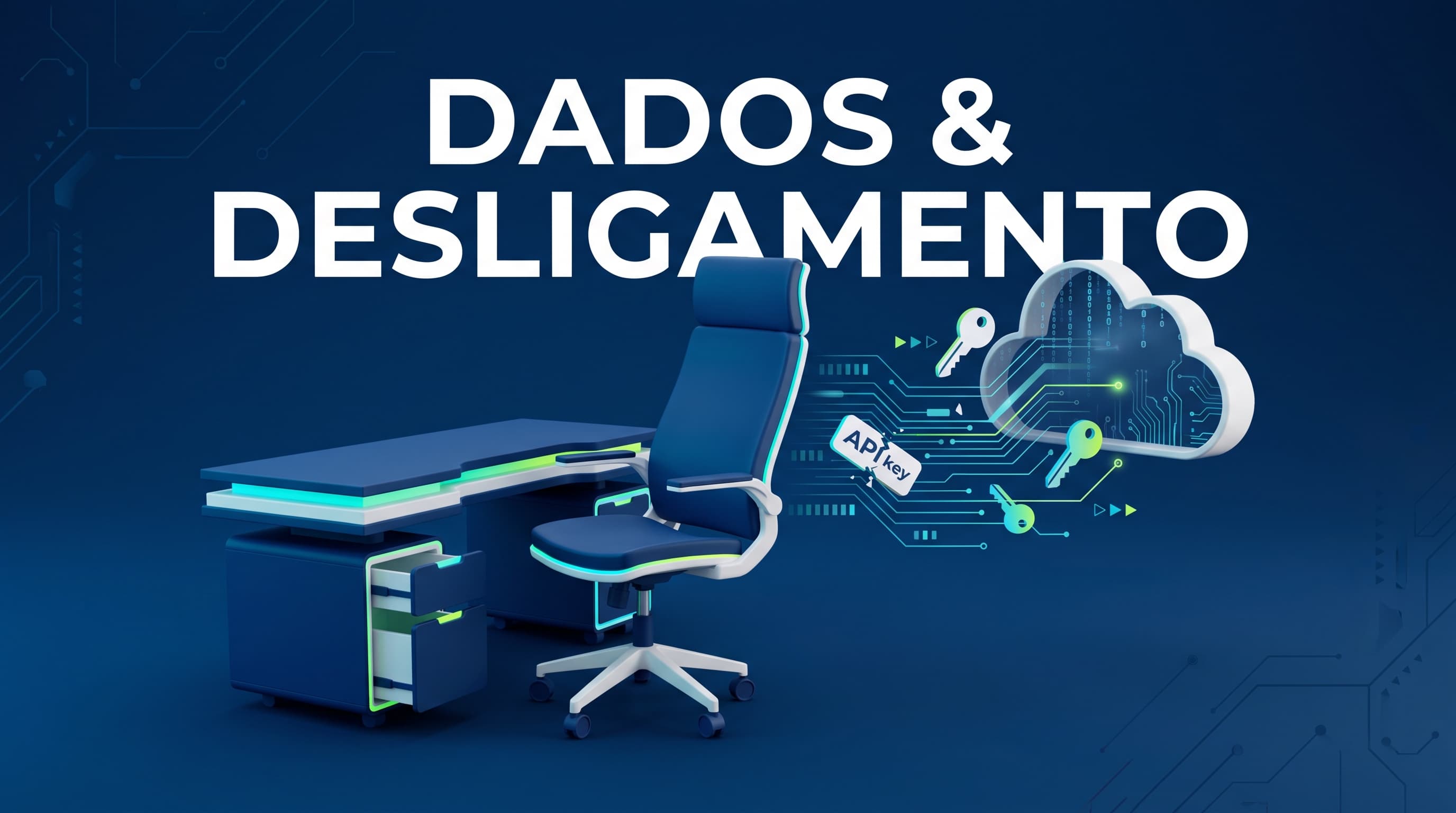 Funcionário saiu da empresa: o que fazer com a conta de IA, o histórico e as chaves de API (e o que a LGPD exige)