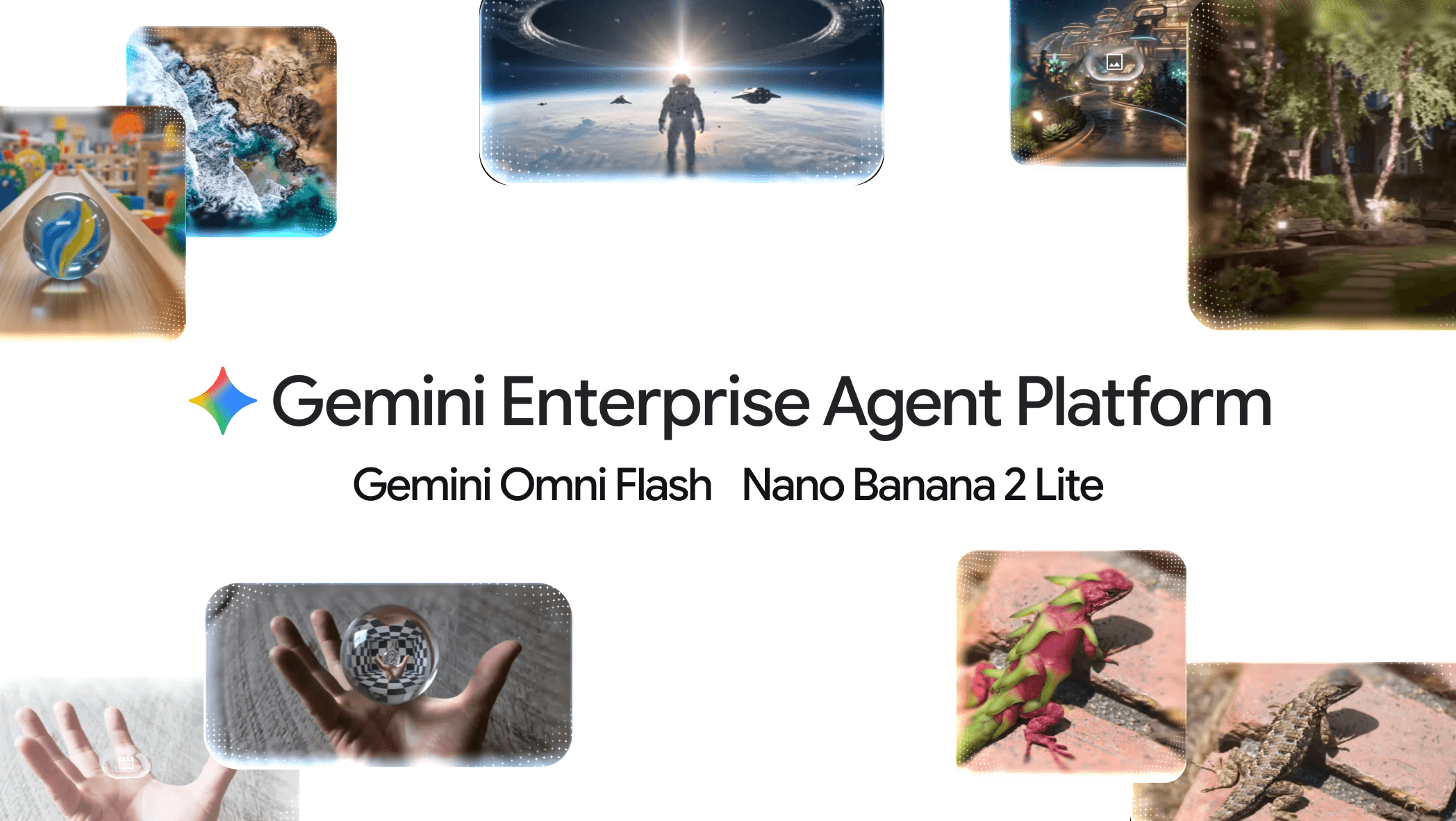 Ilustração oficial do Gemini Omni no ecossistema Google Cloud