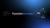 Logo FunctionGemma no anúncio oficial do Google