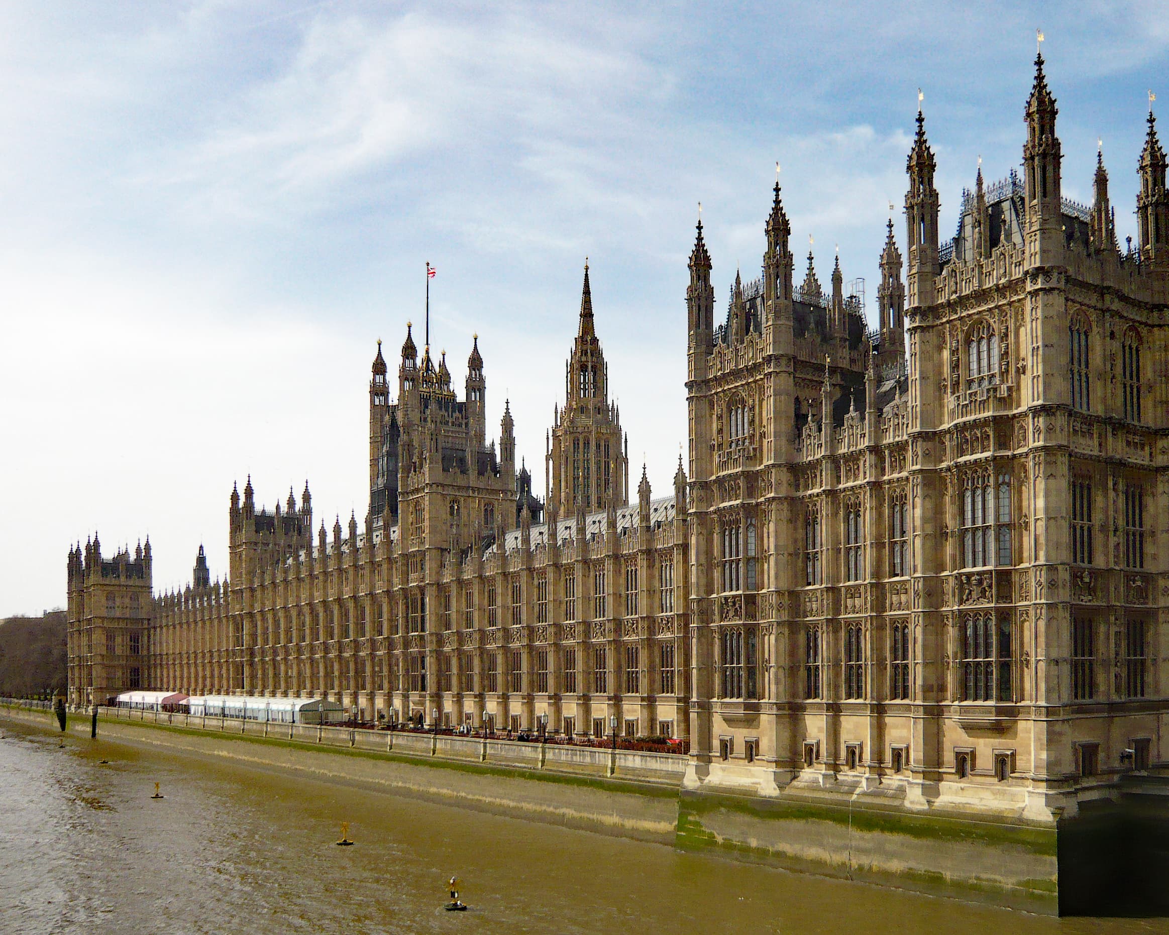 Palácio de Westminster, sede do Parlamento do Reino Unido
