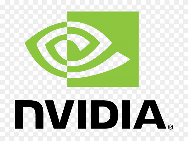Logotipo da NVIDIA em fundo transparente