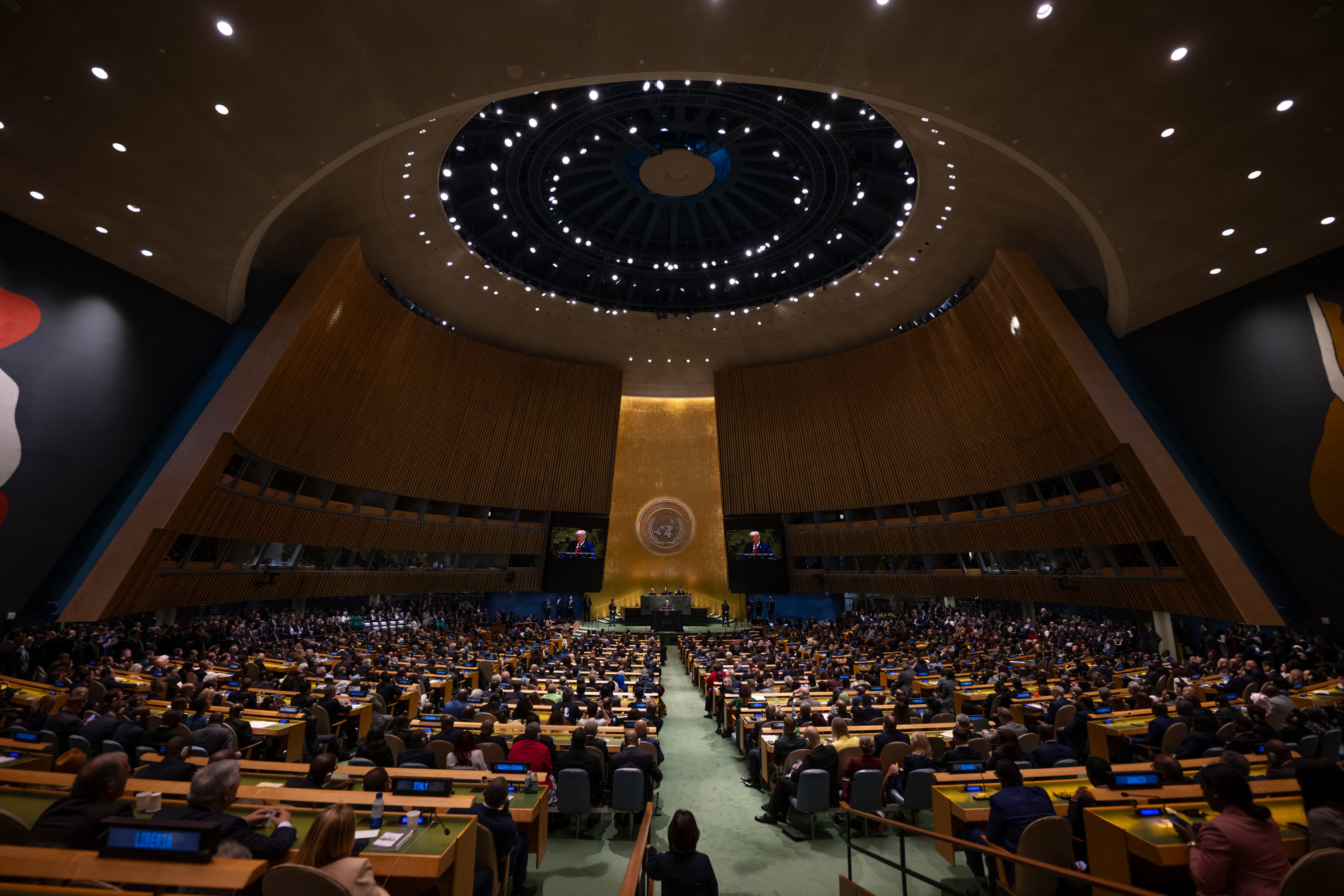Donald Trump discursa na Assembleia Geral da ONU