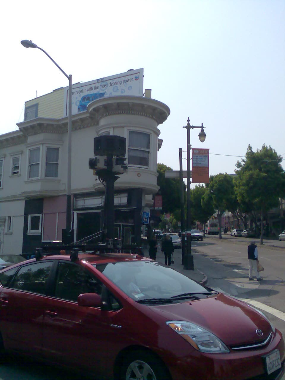 Carro do Google Street View em rua de San Francisco